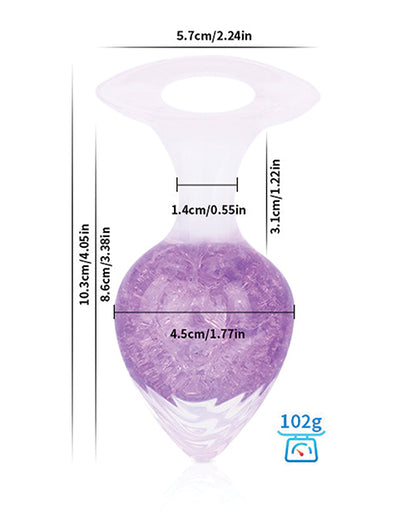 Luxe Prism Large Plug - Light Purple