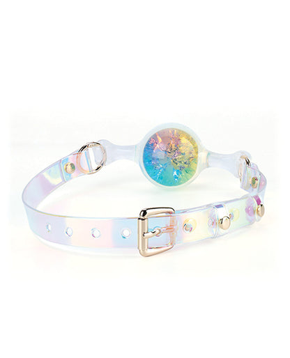 Luxe Prism Small Ball Gag - Rainbow
