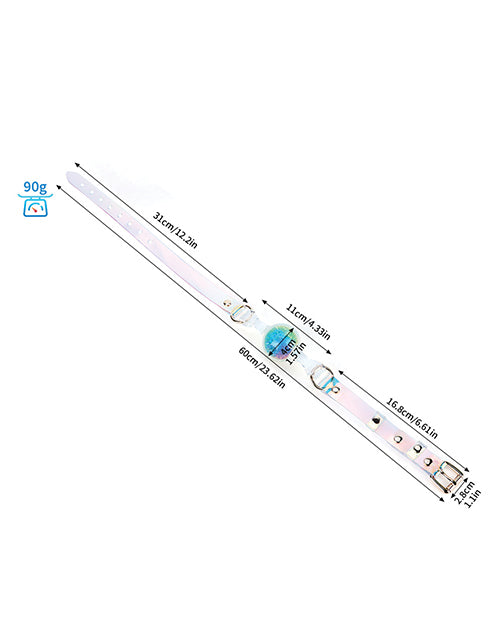 Luxe Prism Small Ball Gag - Rainbow