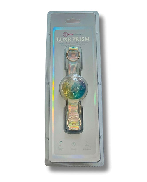 Luxe Prism Large Ball Gag - Rainbow