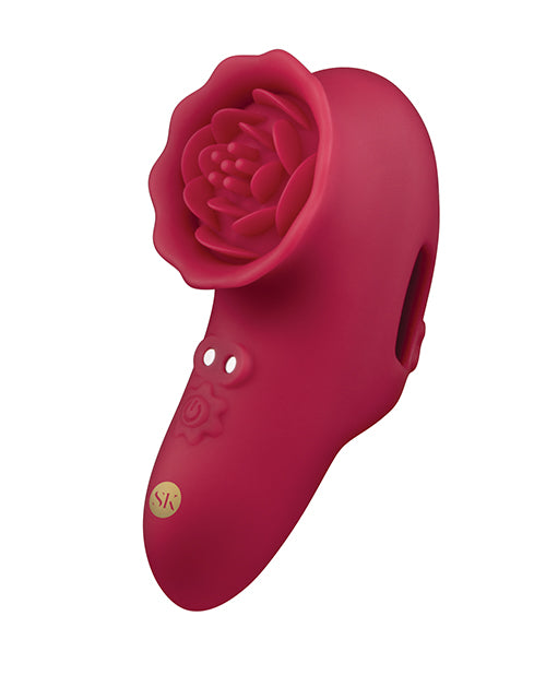 Secret Kisses Rosegasm Playful Petal Finger Vibe - Red
