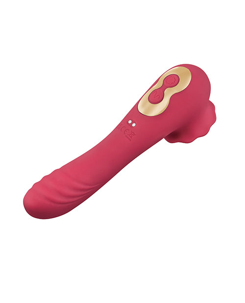 Secret Kisses Rosegasm Rose Quake Dual Ended Tapping Vibe