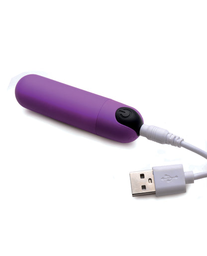 Bang! Vibrating Bullet w/Remote Control - Purple