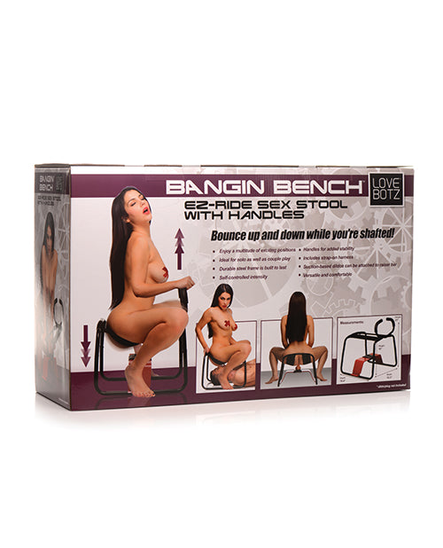 LoveBotz Bangin Bench EZ-Ride Sex Stool w/Handles Drop Ship Only Freight $19