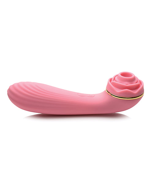 NO ETA Inmi Bloomgasm Passion Petals Rose 10X Suction & Vibrator - Pink