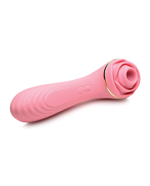 NO ETA Inmi Bloomgasm Passion Petals Rose 10X Suction & Vibrator - Pink