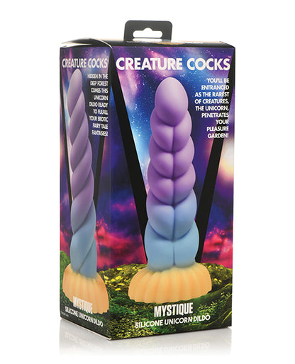 Creature Cocks Creature Cocks Unicorn Silicone Dildo - Multi Color