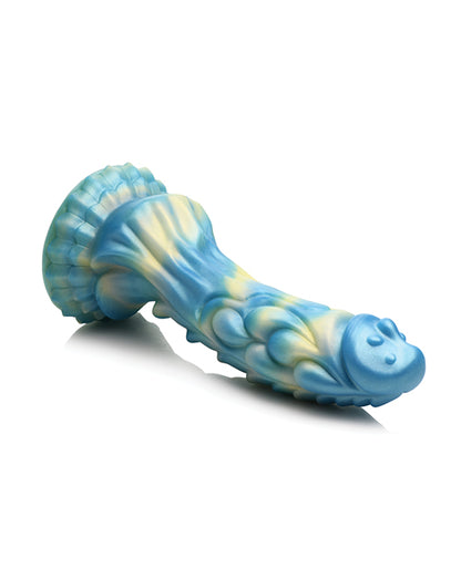 Creature Cocks Sea Stallion Vibrating Dildo w/Remote - Blue/Yellow