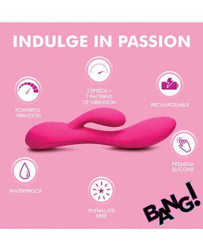 Bang! 10X Flexible Silicone Rabbit - Pink