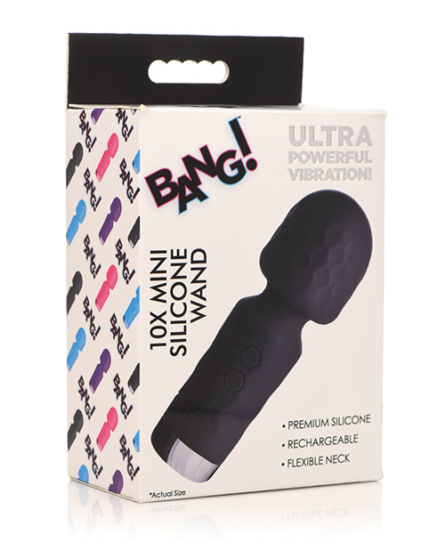 Bang! Bang! 10X Mini Silicone Wand - Black - Image 6