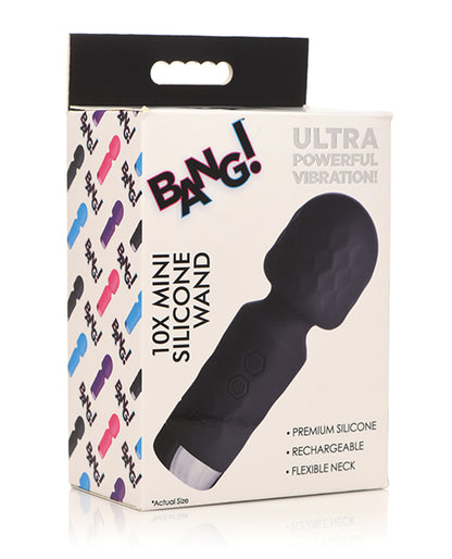 Bang! Bang! 10X Mini Silicone Wand - Black - Image 6