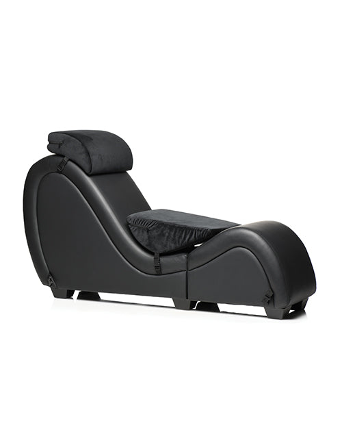 Master Series Kinky Couch Detachable Sex Chaise Lounge - Black