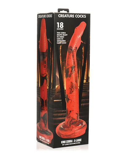 Creature Cocks Creature Cocks King Cobra X-Large Silicone Dildo - Image 5