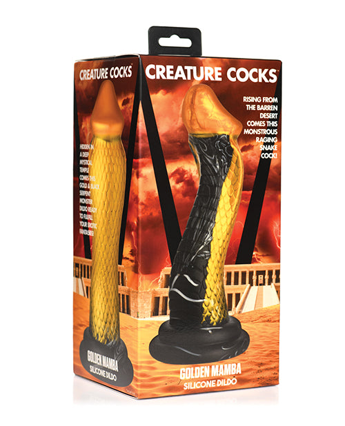 Creature Cocks Golden Mamba Silicone Dildo