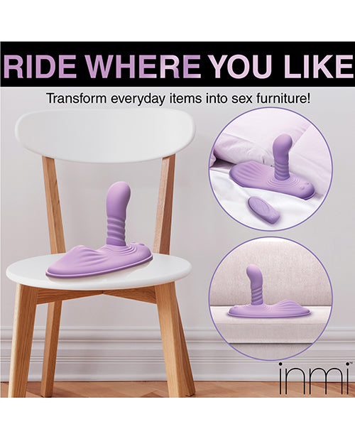 Inmi Thrust N' Grind Thrusting & Vibrating Silicone Grinder - Purple