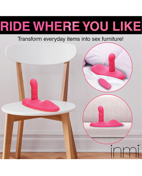 Inmi Spin N' Grind Rotating & Vibrating Silicone Grinder - Pink