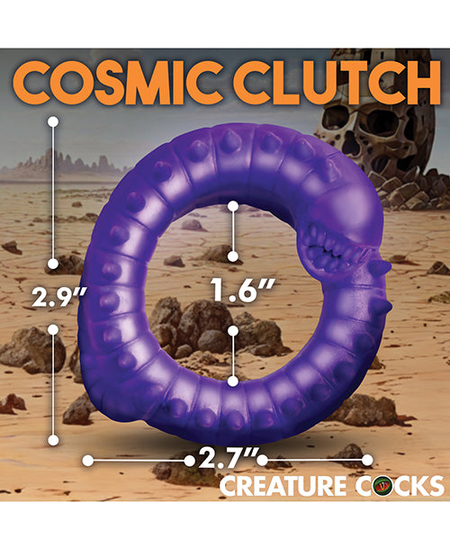 Creature Cocks Slitherine Silicone Cock Ring - Purple