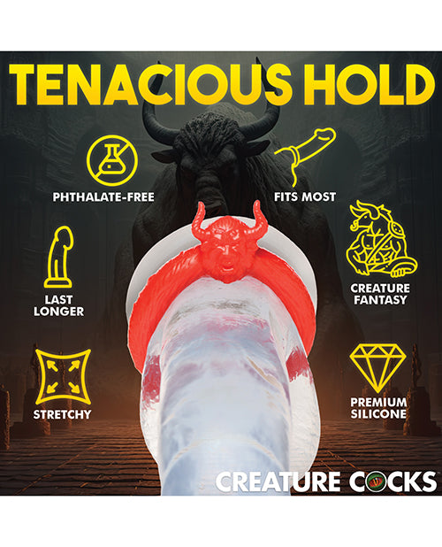 Creature Cocks Beast Mode Silicone Cock Ring - Red