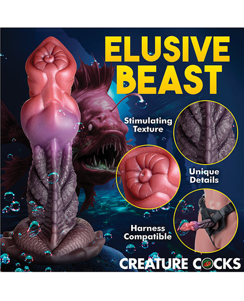 Creature Cocks Deep Diver Silicone Dildo - Multi Color