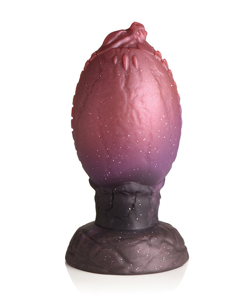 Creature Cocks Dragon Hatch Silicone Egg - Large Multi Color