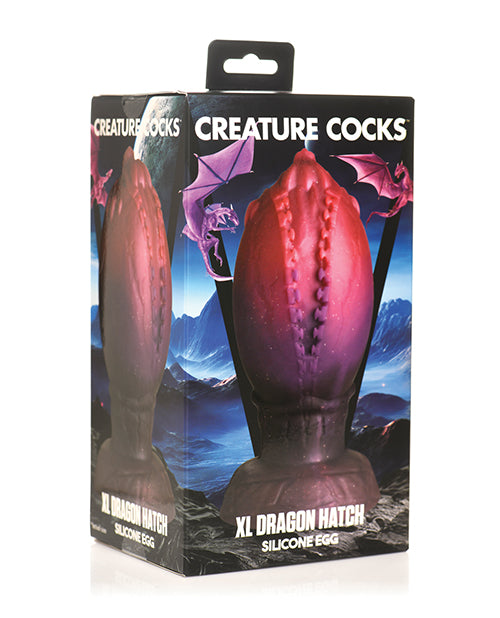 Creature Cocks Creature Cocks Dragon Hatch Silicone Egg - XL Multi Color - Image 5