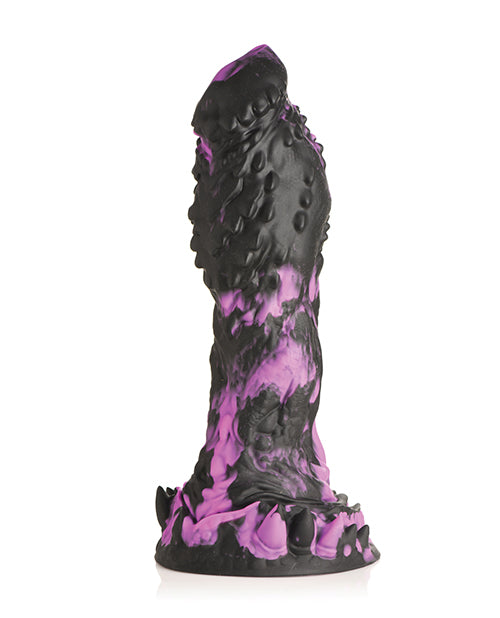 Creature Cocks Grim Silicone Dildo - Black/Purple