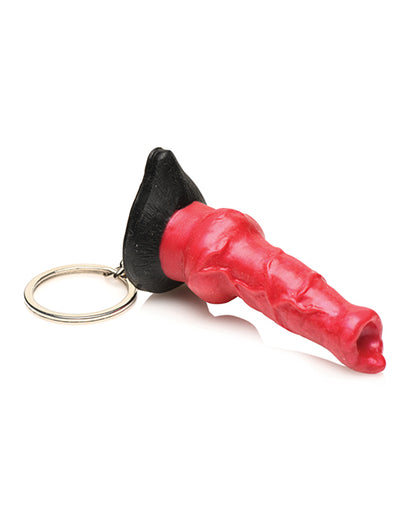 Creature Cocks Creature Cocks Hell-Hound Silicone Key Chain - Red - Image 2