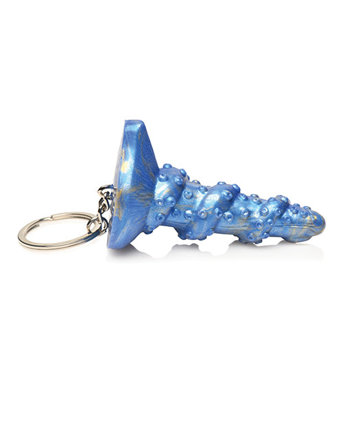 Creature Cocks Lord Kraken Silicone Key Chain - Blue