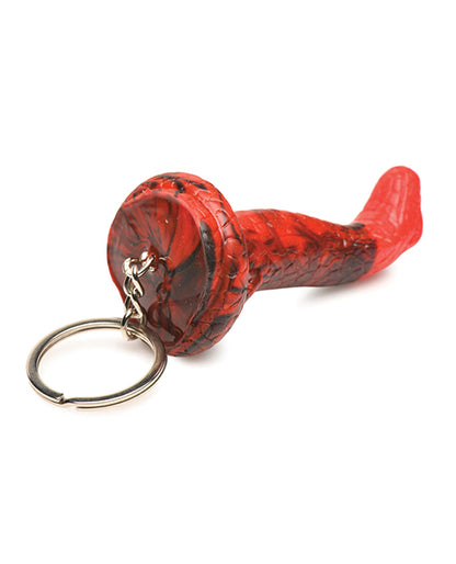 Creature Cocks Creature Cocks King Cobra Silicone Key Chain - Black/Red - Image 4
