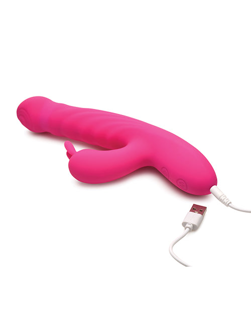 Bang! Bang! 10X Thrusting & Vibrating Rabbit - Pink - Image 5