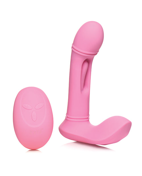 Inmi G-Flick Flicking G-Spot Vibrator w/Remote - Pink