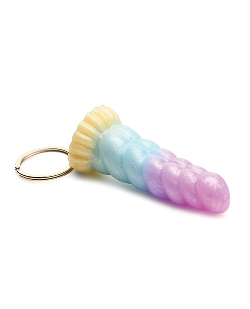 Creature Cocks Mystique Unicorn Silicone Key Chain - Multi Color