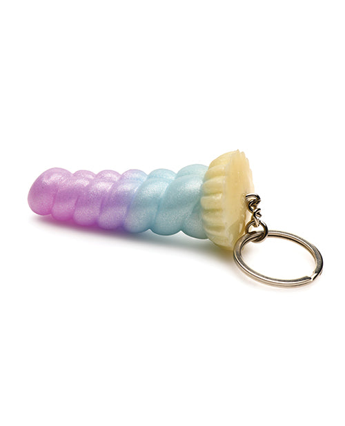 Creature Cocks Mystique Unicorn Silicone Key Chain - Multi Color