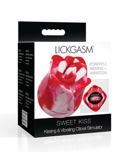 Lickgasm Lickgasm Sweet Kiss Kissing & Vibrating Clitoral Stimulator - Swirl - Image 4