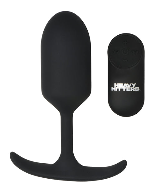 Heavy Hitters - Vibrating Weighted Silicone Anal Plug - Large