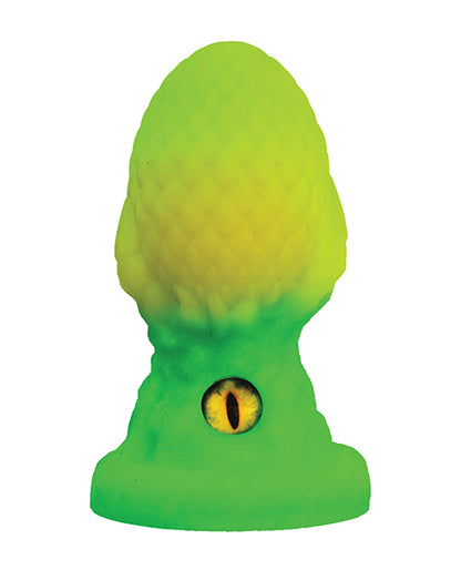 Creature Cocks - Eye of the Dragon Silicone Butt Plug - Green