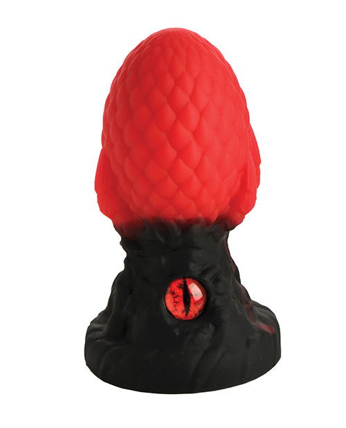 Creature Cocks - Eye of the Dragon Silicone Butt Plug - Red