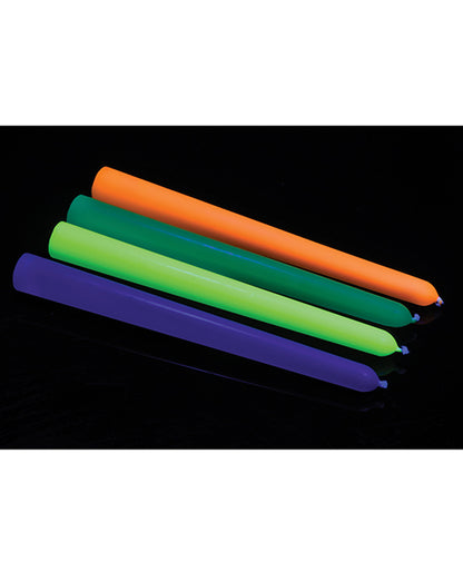 Master Series - Glow Wax UV Blacklight Reactive Drip Candles Set of 4