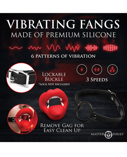 Master Series - Vampire Vibrating Mouth Gag