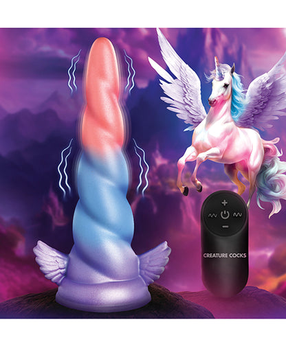 Creature Cocks - Deluxe Dream Rider Vibrating Unicorn Silicone Dildo