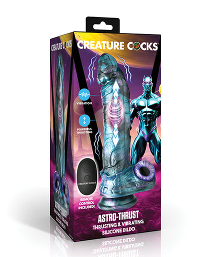 Creature Cocks - Astro-Thrust Thrusting & Vibrating Silicone Dildo