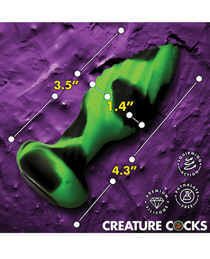 Creature Cocks - Eye of the Spawn Vibrating & Squirming Silicone Butt Plug