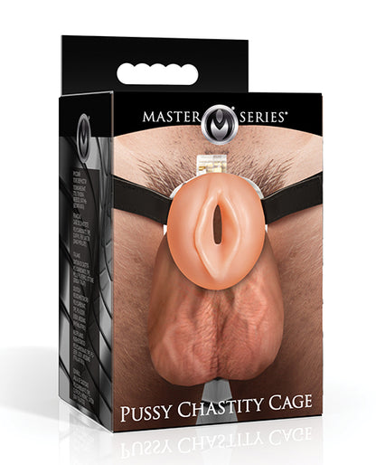 Master Series Pussy Chastity Cage - Light