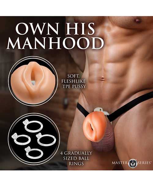 Master Series Pussy Chastity Cage - Light