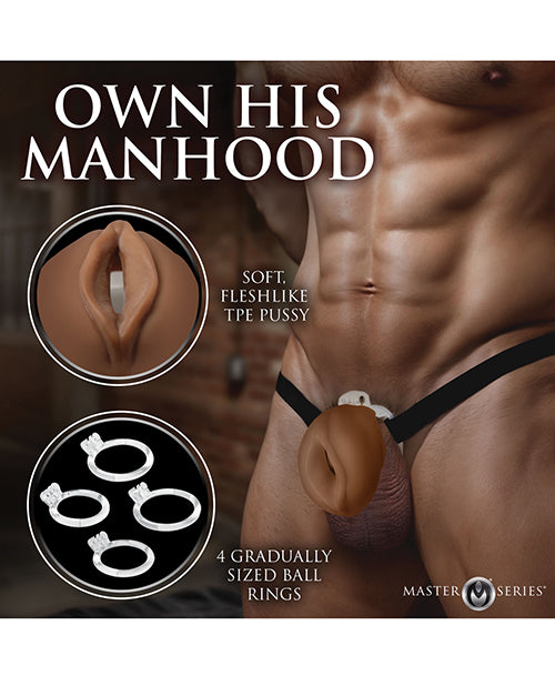 Master Series Pussy Chastity Cage - Medium