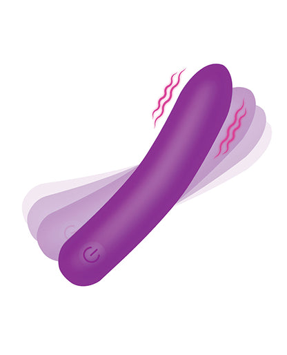 Bang! Tapered Flexible Silicone Bullet - Purple