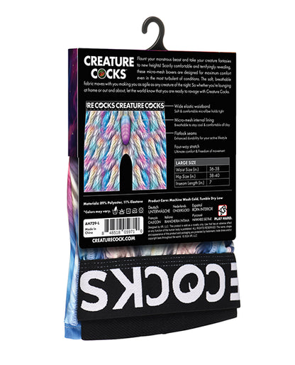 Creature Cocks - Creature Wear Mystique Unicorn Boxer Shorts - LG