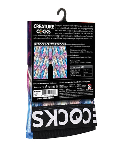 Creature Cocks - Creature Wear Mystique Unicorn Boxer Shorts - XL