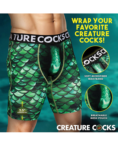 Creature Cocks - Creature Wear Cockness Monster Lake Creature Boxer Shorts - LG
