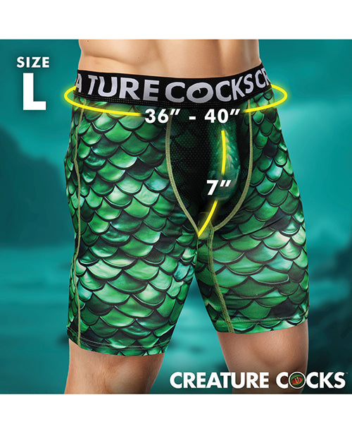Creature Cocks - Creature Wear Cockness Monster Lake Creature Boxer Shorts - LG